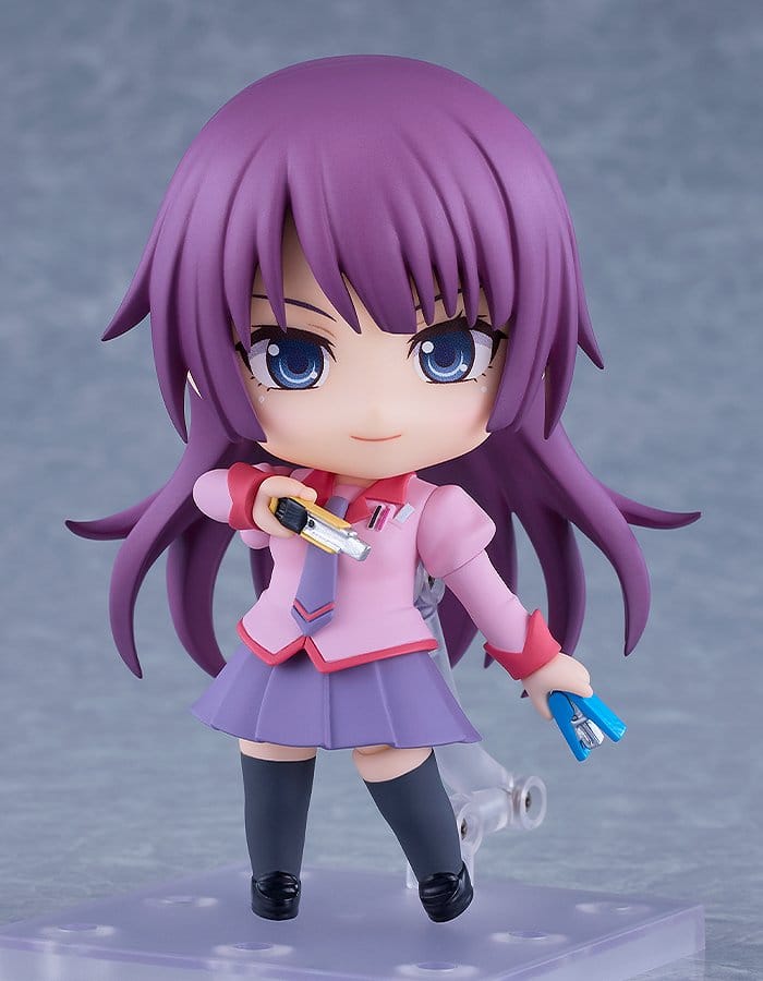 SU ORDINAZIONE Monogatari Series Nendoroid Action Figure Hitagi Senjyogahara 2.0 10 cm    