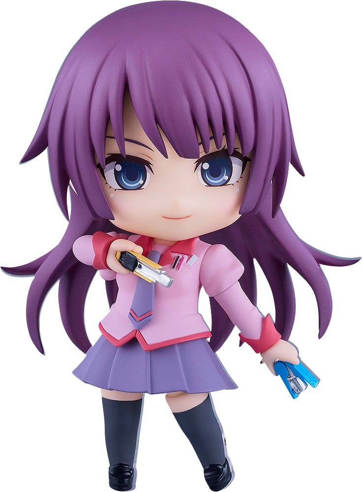 SU ORDINAZIONE Monogatari Series Nendoroid Action Figure Hitagi Senjyogahara 2.0 10 cm    