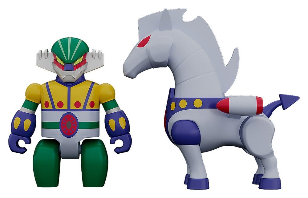 SU ORDINAZIONE Steel Jeeg Brickroid Action Figures 2-Pack Steel Jeeg: Pantheroid Set 5 cm    