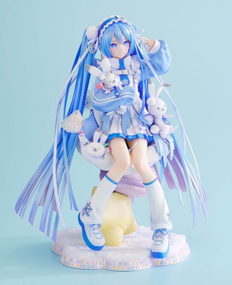 PREORDINE+ 06/2027 Character Vocal Series 01: Hatsune Miku PVC Statue 1/7 Snow Miku: Yukiiro Pop Ver. 24 cm