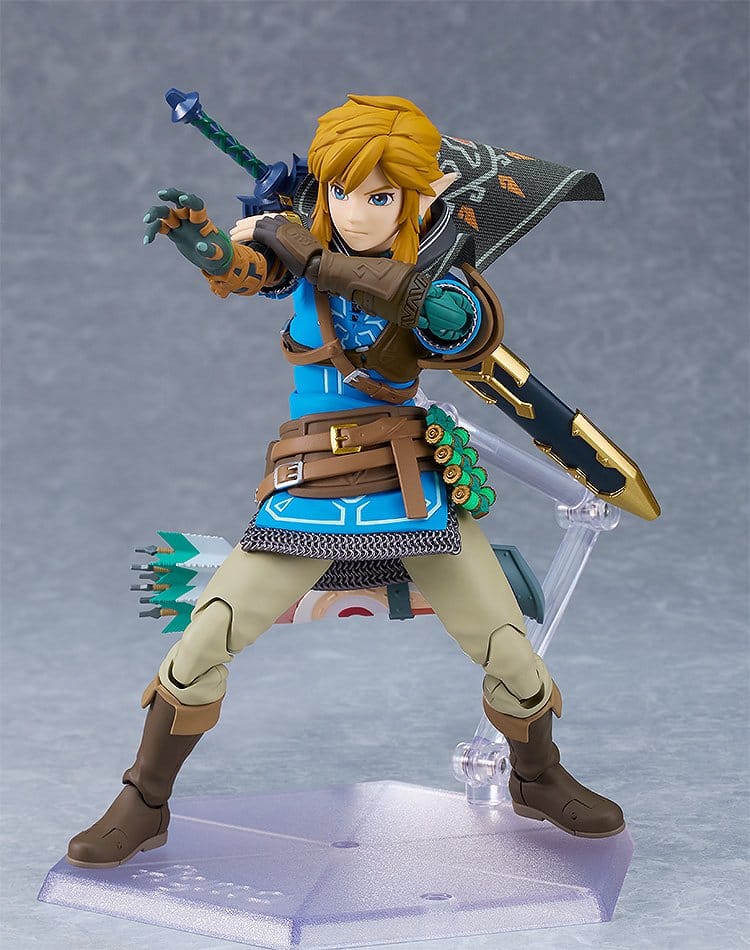 PREORDINE+ 01/2027 The Legend of Zelda Tears of the Kingdom Figma Action Figure Link Tears of the Kingdom Ver. DX Edition 15 cm