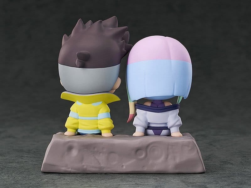 PREORDINE+ 06/2027 Cyberpunk: Edgerunners Qset+ PVC Figures 2-Pack David & Lucy 8 cm