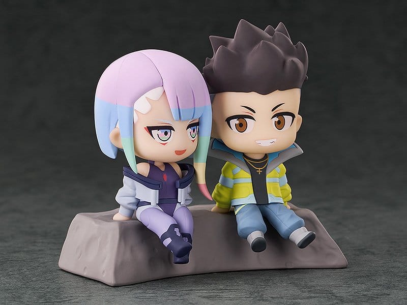 PREORDINE+ 06/2027 Cyberpunk: Edgerunners Qset+ PVC Figures 2-Pack David & Lucy 8 cm