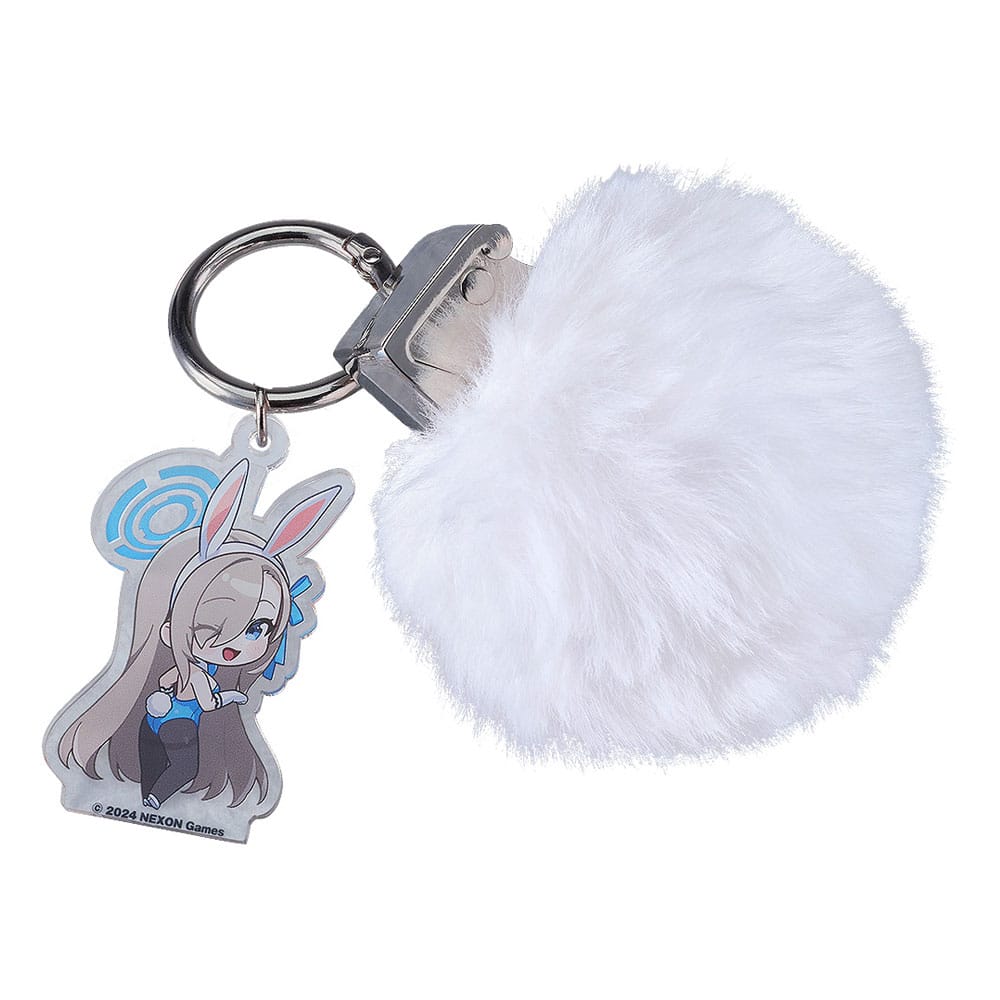 SU ORDINAZIONE Blue Archive Acrylic Keychain Asuna's Rabbit Tail Grenade 6 cm