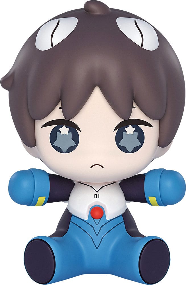 MADE TO ORDER Neon Genesis Evangelion: Rebuild of Evangelion Huggy Good Smile Chibi Figure Shinji Ikari: Plugsuit Ver. 7 cm *SPECIAL PRICE*