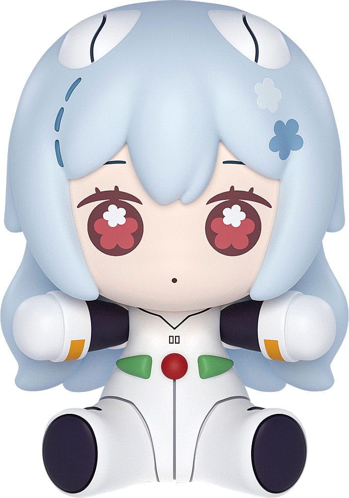 MADE TO ORDER Neon Genesis Evangelion: Rebuild of Evangelion Huggy Good Smile Chibi Figure Rei Ayanami: Long Hair Ver. 7 cm *SPECIAL PRICE*