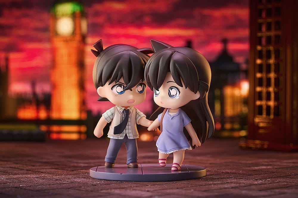 PREORDINE+ 09/2025 Detective Conan Qset Mini-Figure 2-Pack Shinichi Kudo & Ran Mori 8 cm