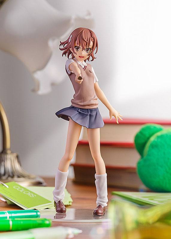 IN STOCK A Certain Scientific Railgun T Pop Up Parade PVC Statue Mikoto Misaka 17 cm