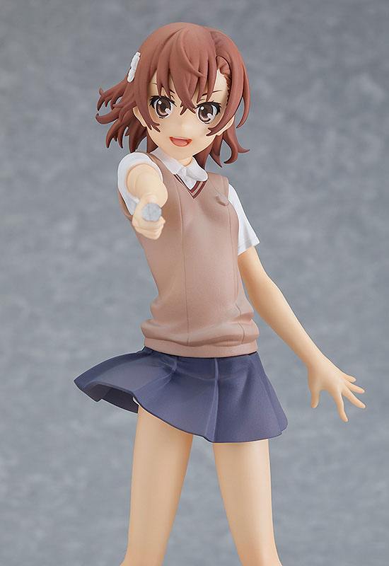 IN STOCK A Certain Scientific Railgun T Pop Up Parade PVC Statue Mikoto Misaka 17 cm