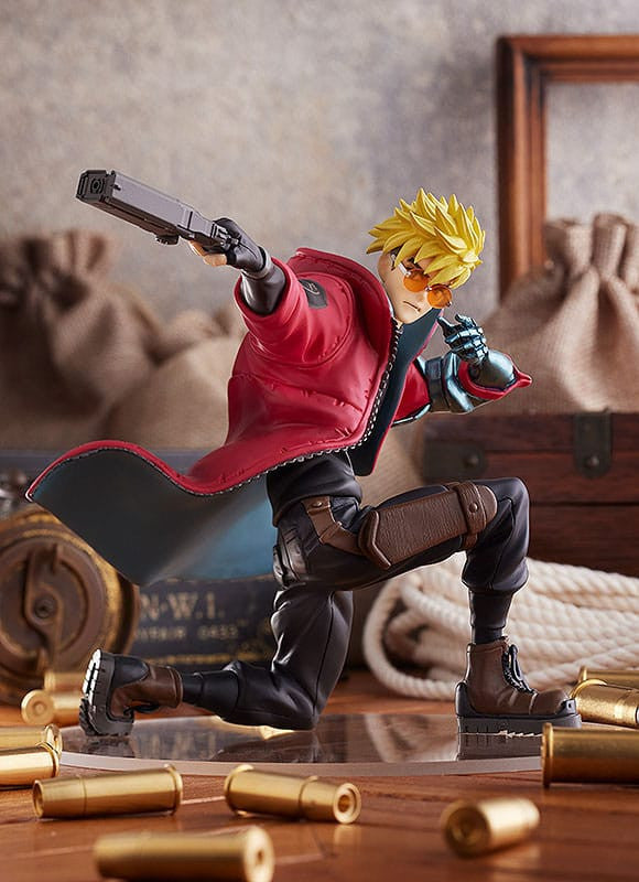 (Scatola Danneggiata)  Trigun Stampede Pop Up Parade PVC Statue Vash the Stampede 12 cm