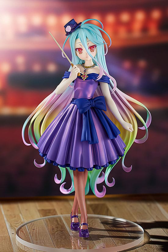PREORDINE ESAURITO No Game No Life Zero Pop Up Parade PVC L Statue Shiro: Concert Ver. 21 cm