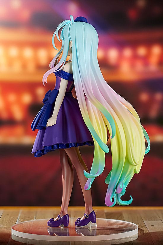 PREORDINE ESAURITO No Game No Life Zero Pop Up Parade PVC L Statue Shiro: Concert Ver. 21 cm
