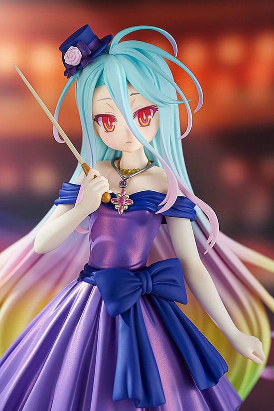 PREORDINE ESAURITO No Game No Life Zero Pop Up Parade PVC L Statue Shiro: Concert Ver. 21 cm