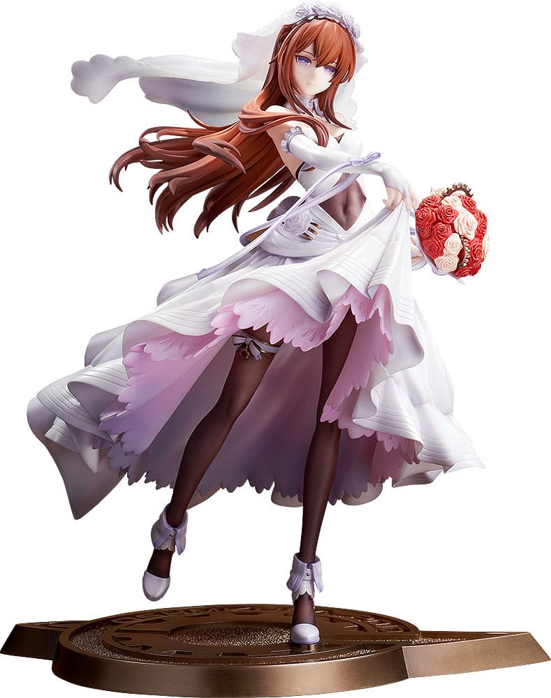 SU ORDINAZIONE Steins Gate PVC Statue 1/7 Kurisu Makise: Wedding Dress Ver. 26 cm ESAURITO