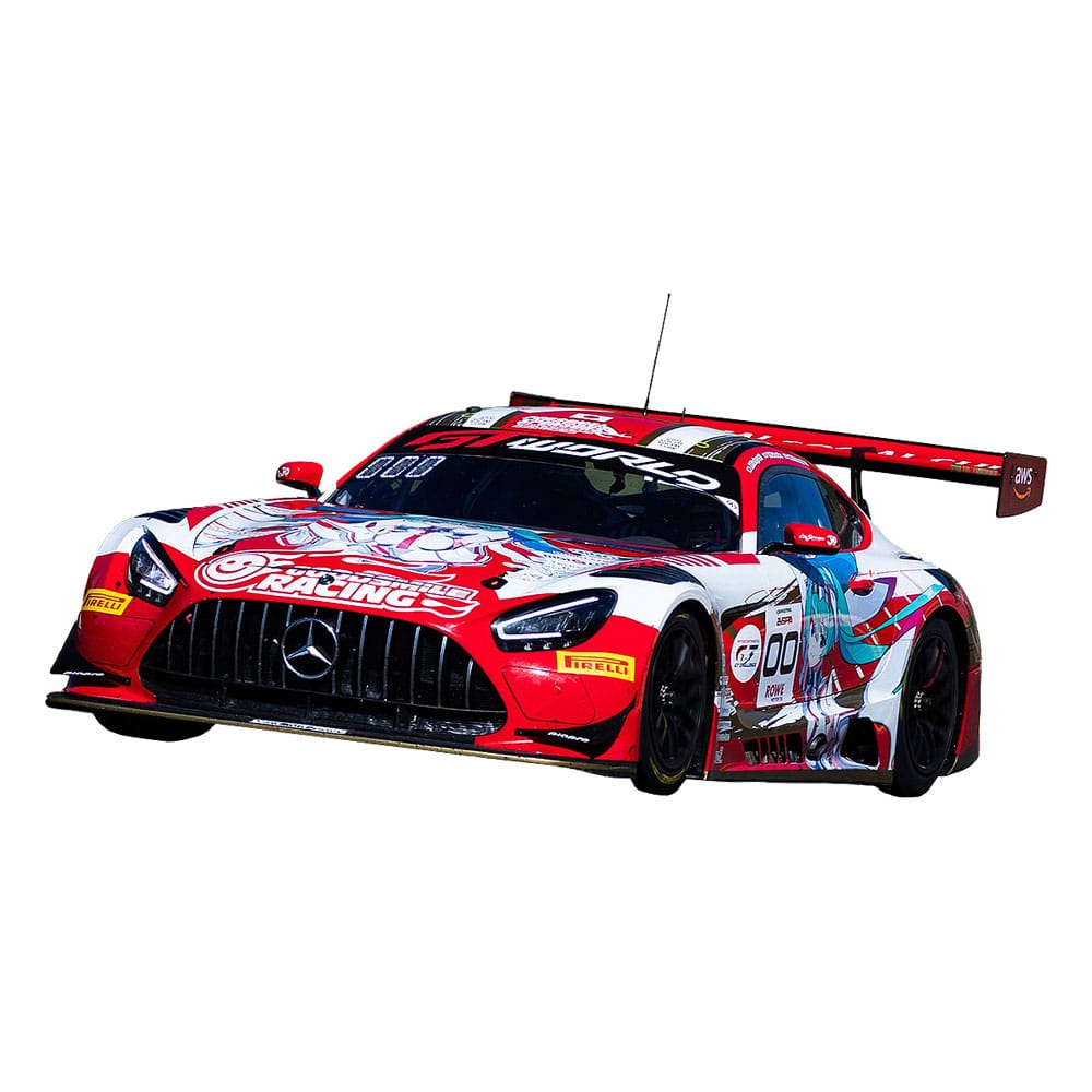 SU ORDINAZIONE Hatsune Miku GT Project Vehicle 1/43 Hatsune Miku: AMG 2025 SPA 24H Ver. 11 cm