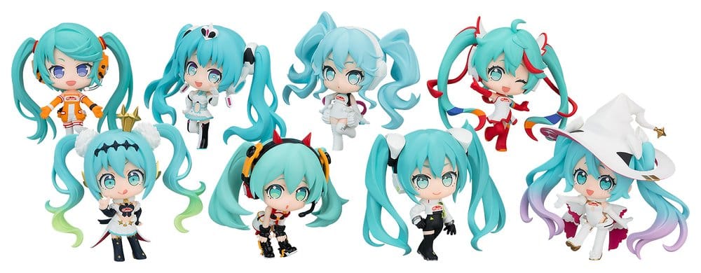 PREORDINE+ 06/2027 Hatsune Miku GT Project Racing Miku All Stars Mini Figures Vol. 1 8 cm Blind Box Assortment (8)