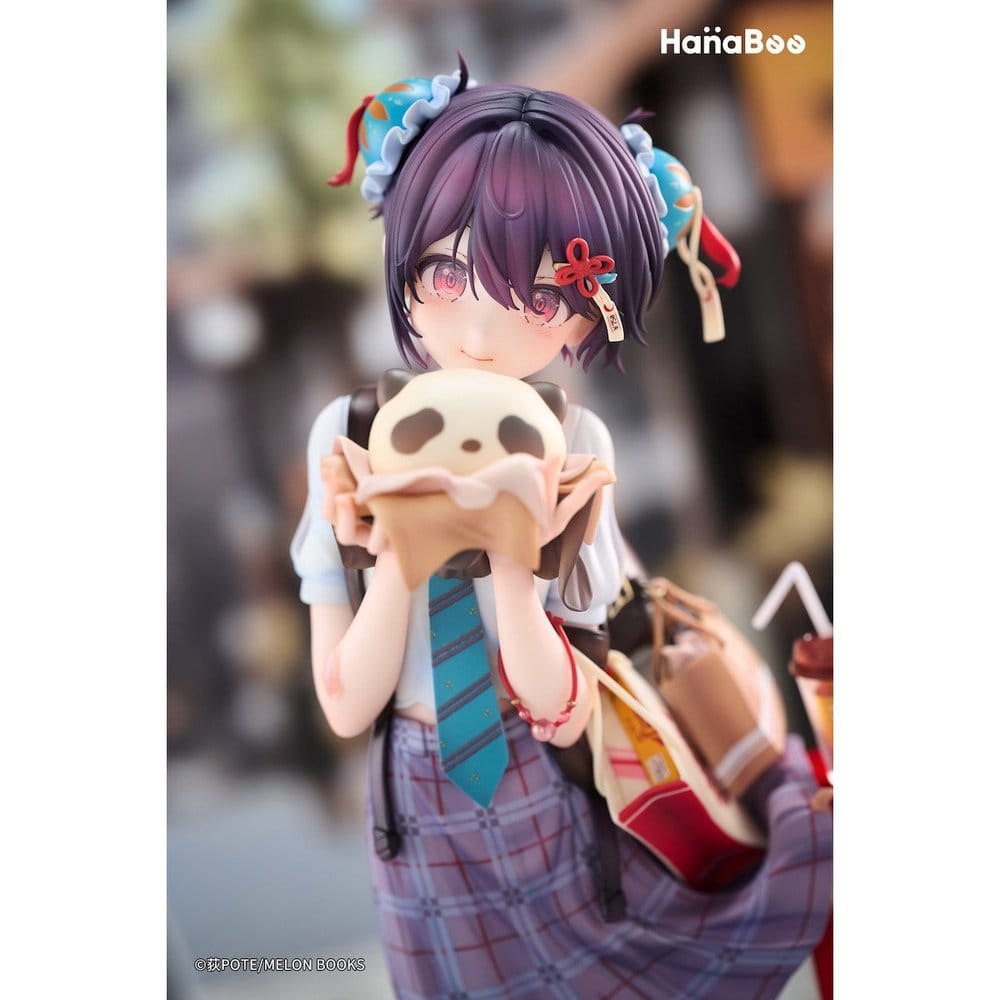 PREORDINE+ 10/2027 Original Character PVC Figure 1/6 Panda Nikuman-chan Deluxe Edition 26 cm