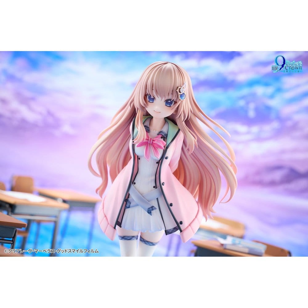 PREORDINE+ 10/2027 9-nine- PVC Figure 1/6 Ruler's Crown Miyako Kujo 25 cm