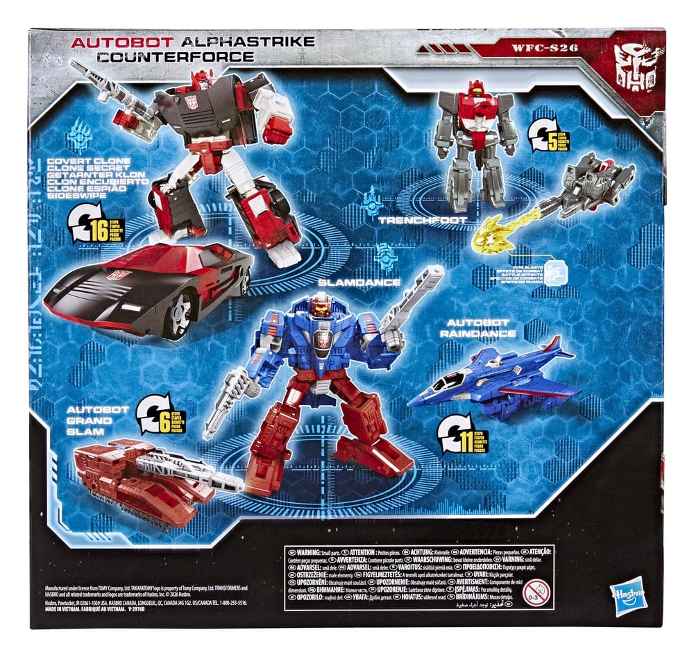 🧪 LAB | SU ORDINAZIONE Transformers Generations War for Cybertron: Siege Action Figure 3-Pack Autobot Alphastrike Counterforce