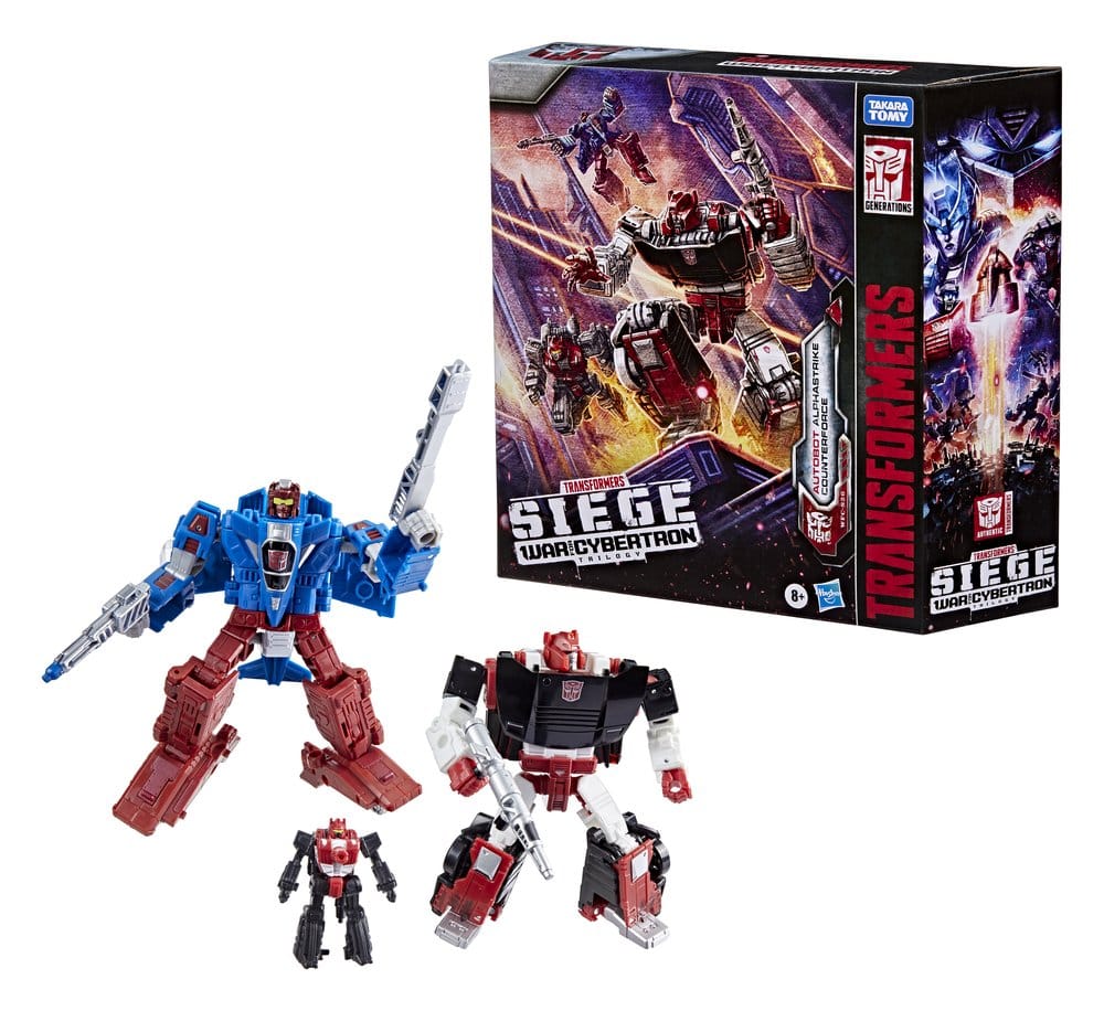 🧪 LAB | SU ORDINAZIONE Transformers Generations War for Cybertron: Siege Action Figure 3-Pack Autobot Alphastrike Counterforce