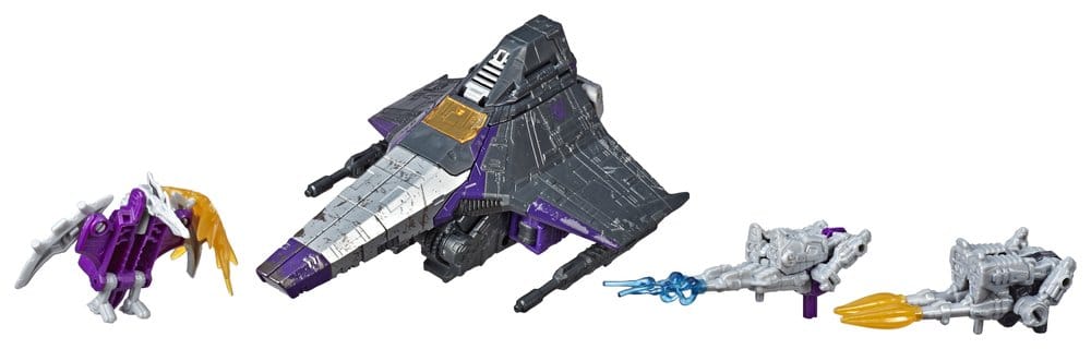 🧪 LAB | SU ORDINAZIONE Transformers Generations War for Cybertron: Siege Voyager Class Action Figure 4-Pack Decepticon Phantomstrike Squadron 18 cm