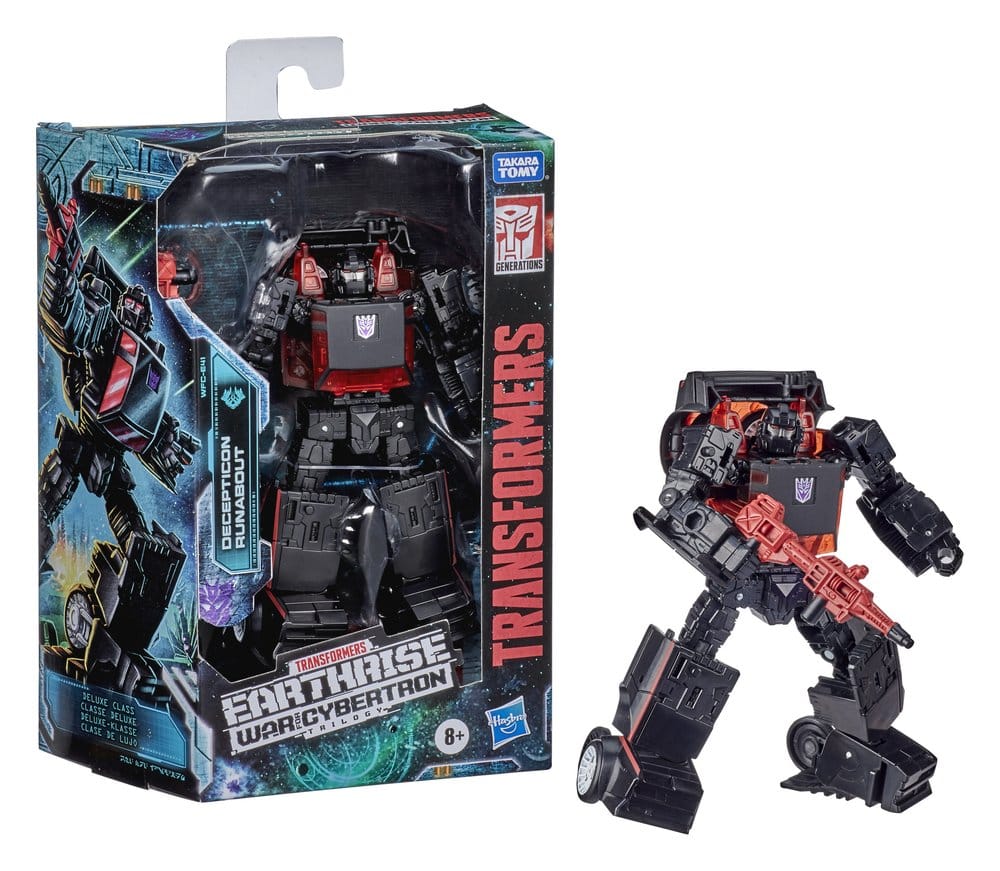 🧪 LAB | PREORDINE+ 02/2027 Transformers Generations War for Cybertron: Earthrise Deluxe Class Action Figure Decepticon Runabout WFC-E41 14 cm
