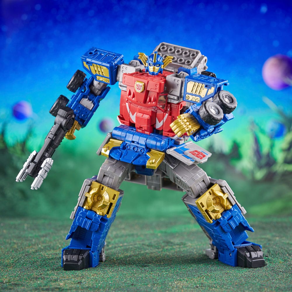 🧪 LAB | SU ORDINAZIONE Transformers Generations Legacy Evolution Commander Class Action Figure Armada Universe Optimus Prime 19 cm
