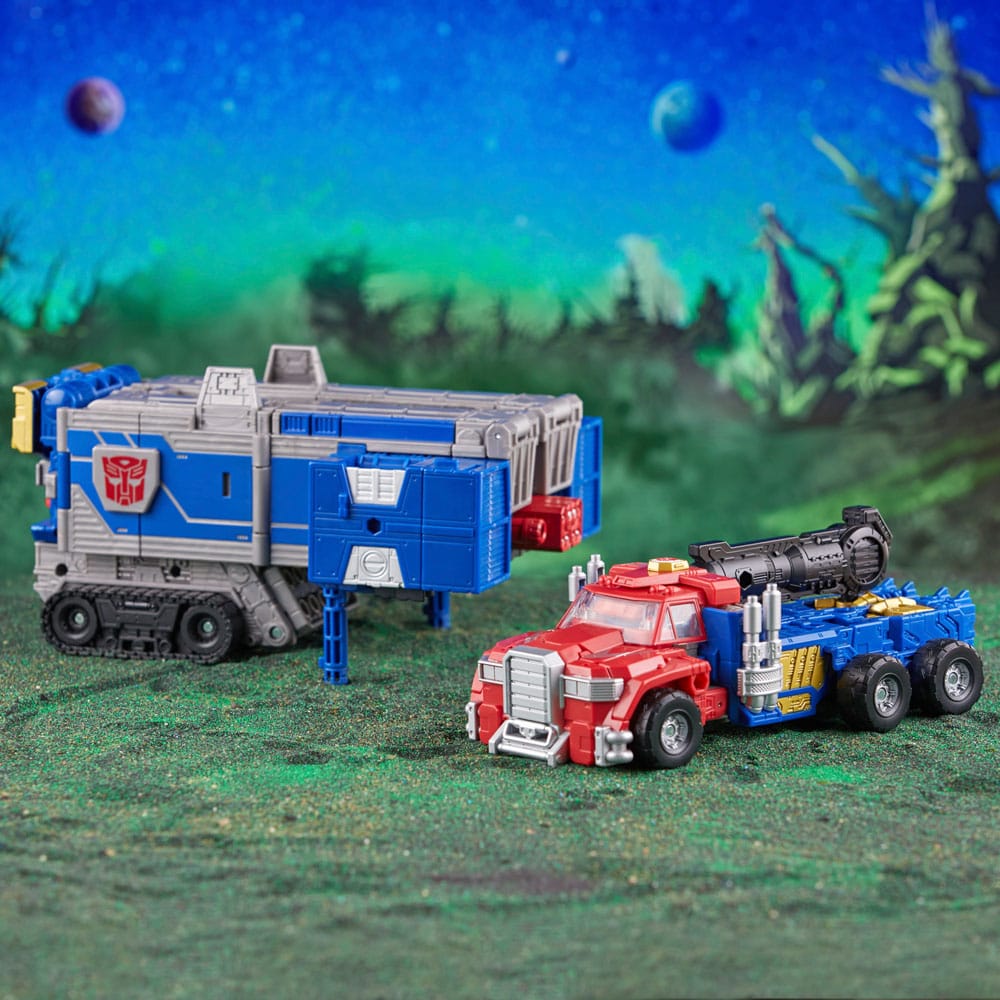🧪 LAB | SU ORDINAZIONE Transformers Generations Legacy Evolution Commander Class Action Figure Armada Universe Optimus Prime 19 cm