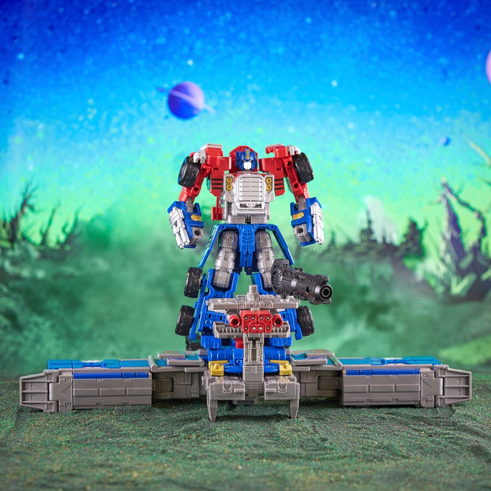 🧪 LAB | SU ORDINAZIONE Transformers Generations Legacy Evolution Commander Class Action Figure Armada Universe Optimus Prime 19 cm