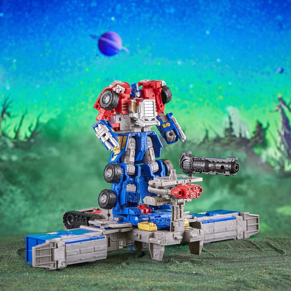 🧪 LAB | SU ORDINAZIONE Transformers Generations Legacy Evolution Commander Class Action Figure Armada Universe Optimus Prime 19 cm