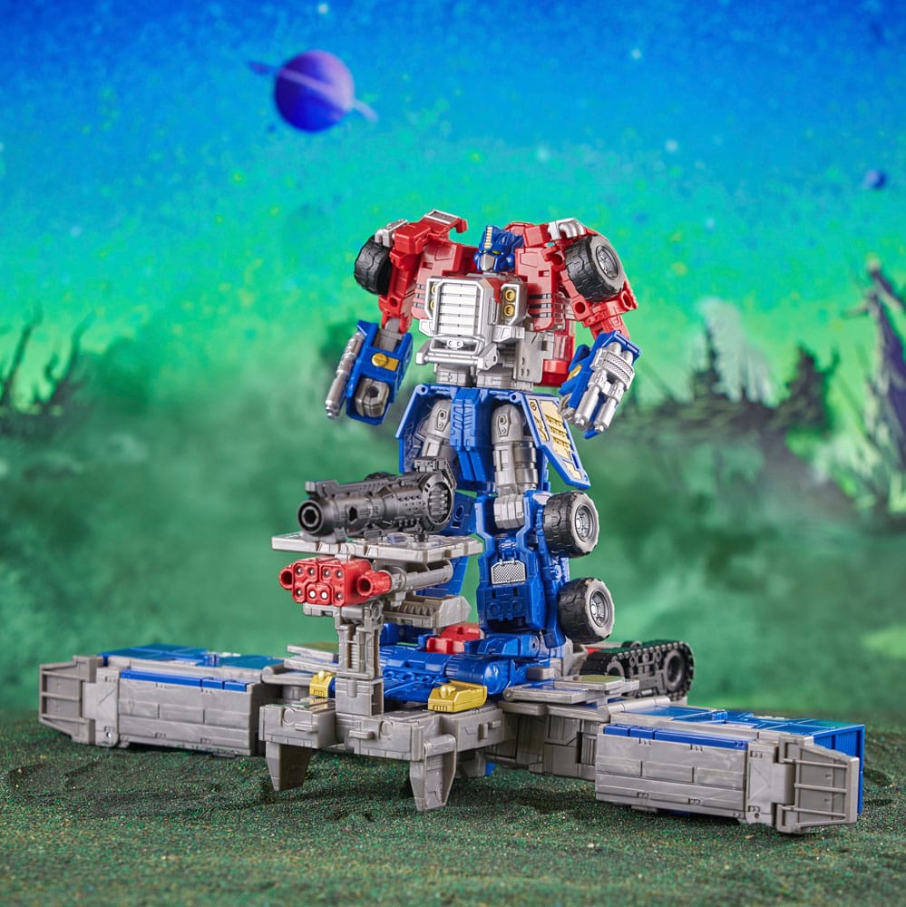 🧪 LAB | SU ORDINAZIONE Transformers Generations Legacy Evolution Commander Class Action Figure Armada Universe Optimus Prime 19 cm