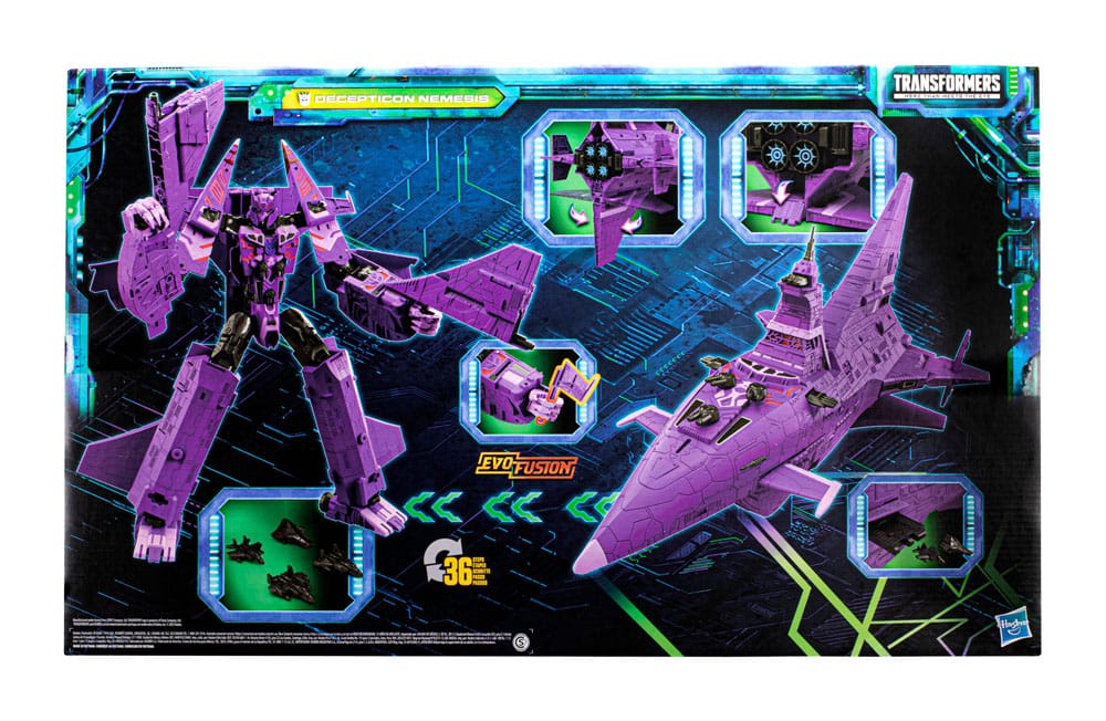 🧪 LAB | SU ORDINAZIONE Transformers Generations Legacy Evolution Titan Class Action Figure Decepticon Nemesis 60 cm
