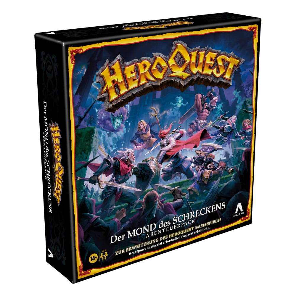 SU ORDINAZIONE HeroQuest Board Game Expansion Der Mond des Schreckens Quest Pack *German Version*