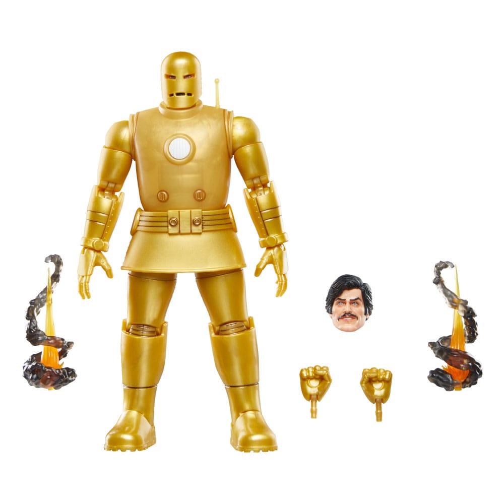 🧪 LAB | SU ORDINAZIONE Iron Man Marvel Legends Action Figure Iron Man (Model 01-Gold) 15 cm