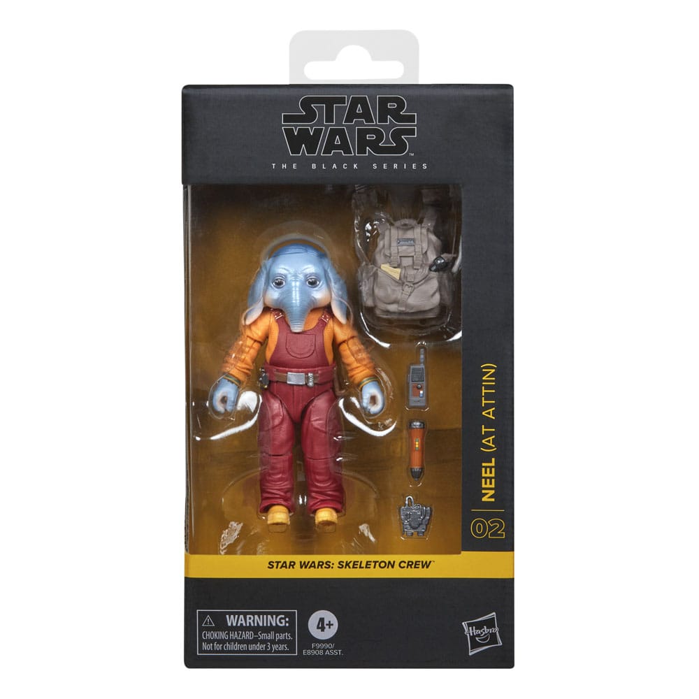 🧪 LAB | SU ORDINAZIONE Star Wars: Skeleton Crew Black Series Action Figure Neel (At Attin) 15 cm