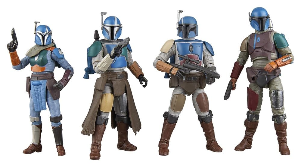 🧪 LAB | SU ORDINAZIONE Star Wars The Mandalorian Vintage Collection Action Figure 4-Pack Mandalorian Shriek-Hawk 10 cm