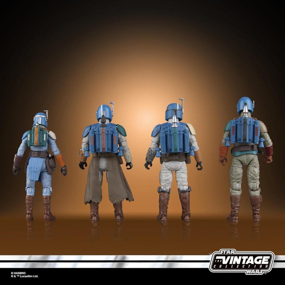 🧪 LAB | SU ORDINAZIONE Star Wars The Mandalorian Vintage Collection Action Figure 4-Pack Mandalorian Shriek-Hawk 10 cm