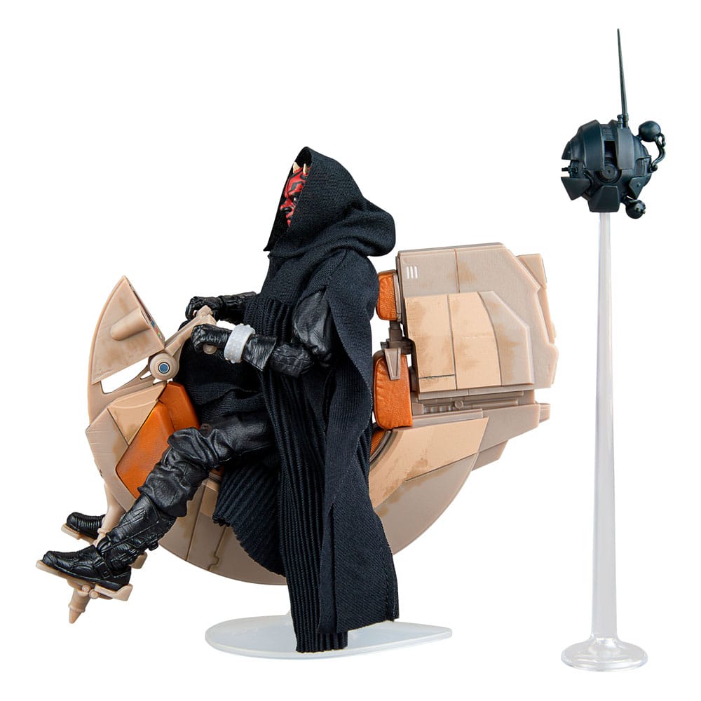 🧪 LAB | SU ORDINAZIONE Star Wars Episode I Black Series Vehicle with Action Figure Darth Maul & Sith Speeder 25th Anniversary