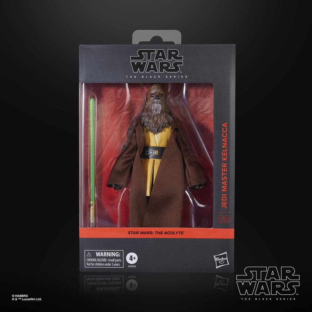 🧪 LAB | SU ORDINAZIONE Star Wars: The Acolyte Black Series Action Figure Jedi Master Kelnacca 15 cm