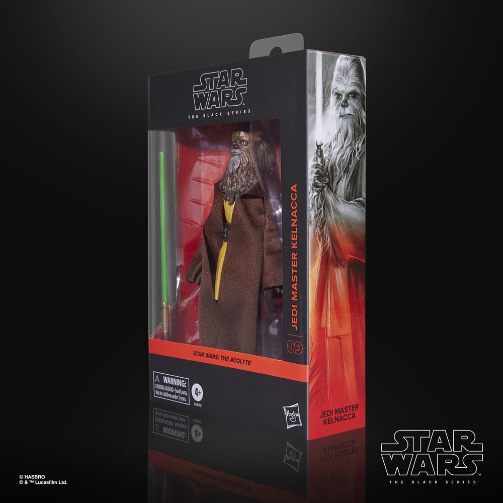 🧪 LAB | SU ORDINAZIONE Star Wars: The Acolyte Black Series Action Figure Jedi Master Kelnacca 15 cm
