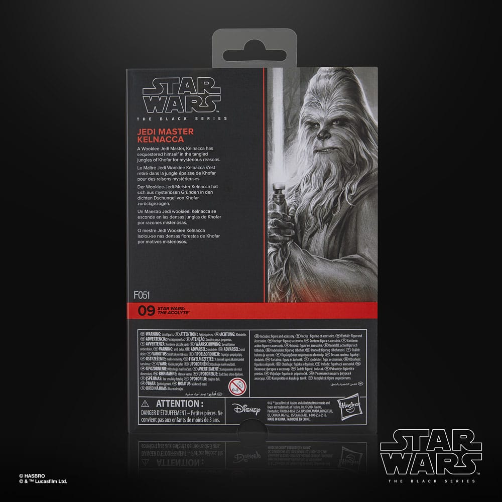 🧪 LAB | SU ORDINAZIONE Star Wars: The Acolyte Black Series Action Figure Jedi Master Kelnacca 15 cm