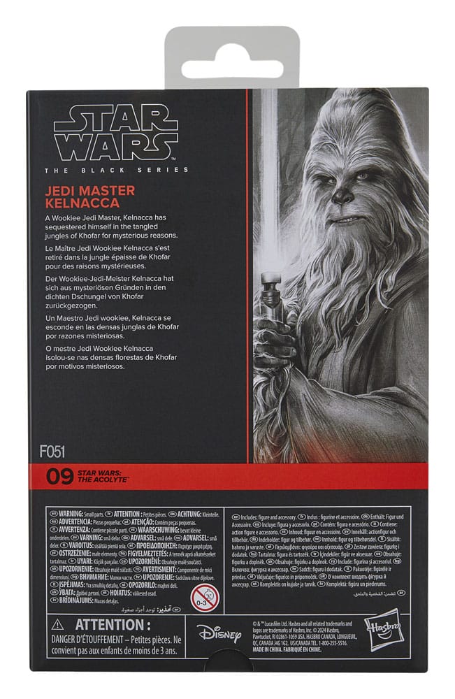 🧪 LAB | SU ORDINAZIONE Star Wars: The Acolyte Black Series Action Figure Jedi Master Kelnacca 15 cm