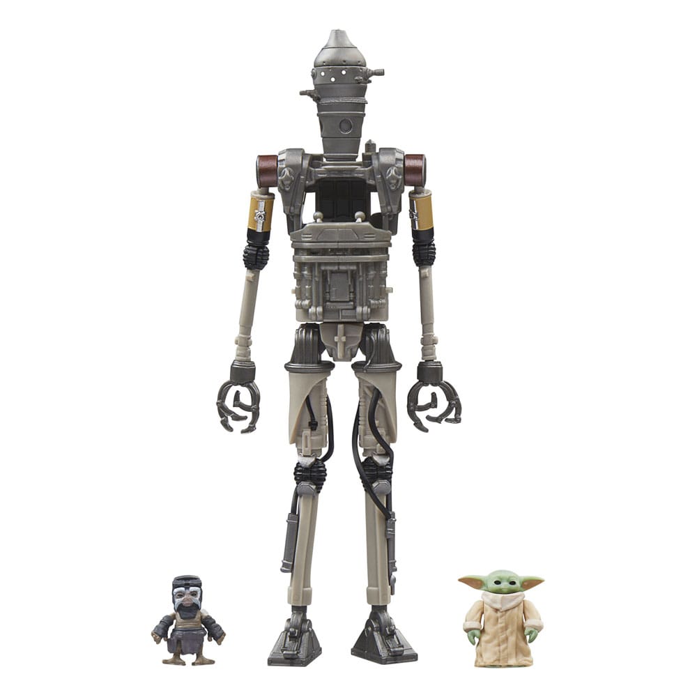 SU ORDINAZIONE Star Wars: The Mandalorian Vintage Collection Action Figure 3-Pack IG-12, Grogu & Anzellan 10 cm