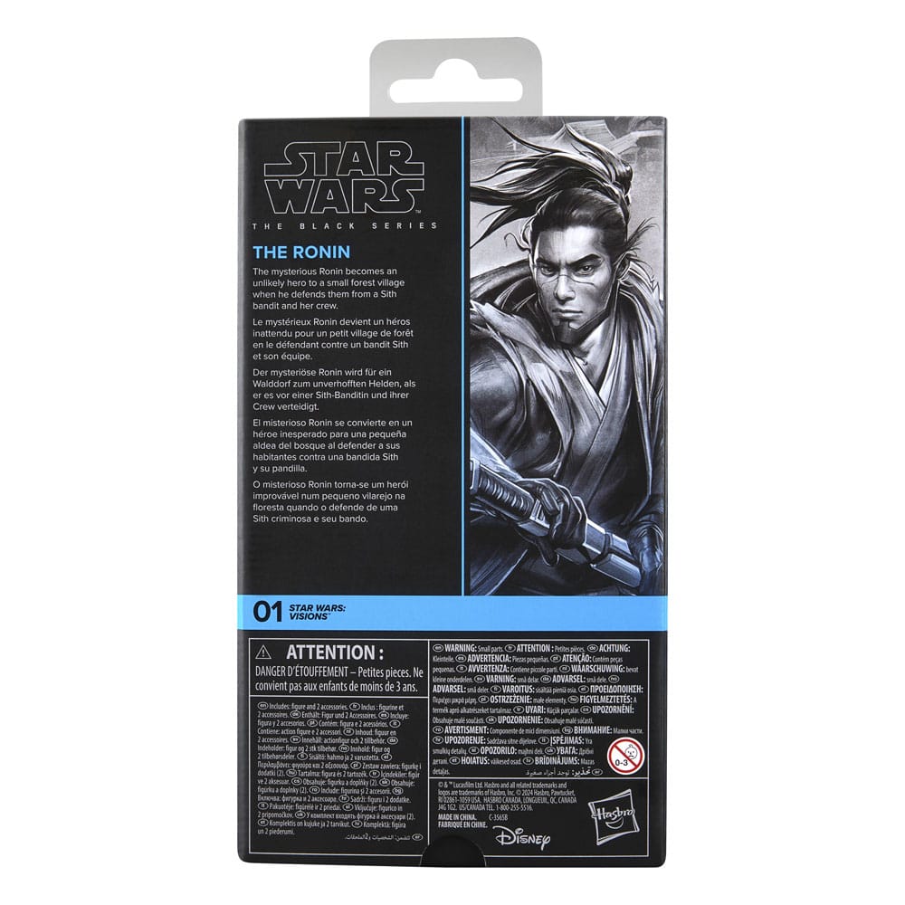 🧪 LAB | SU ORDINAZIONE Star Wars: Visions Black Series Action Figure The Ronin 15 cm