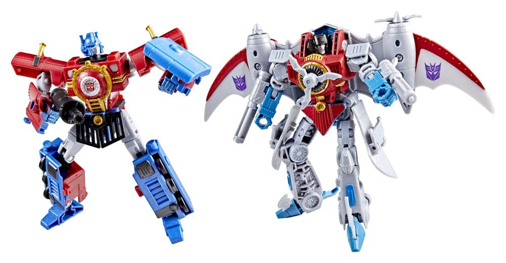 🧪 LAB | PREORDINE+ 12/2026 Transformers Timelines Hearts of Steel Comic Edition Action Figures Optimus Prime & Starscream 14 cm