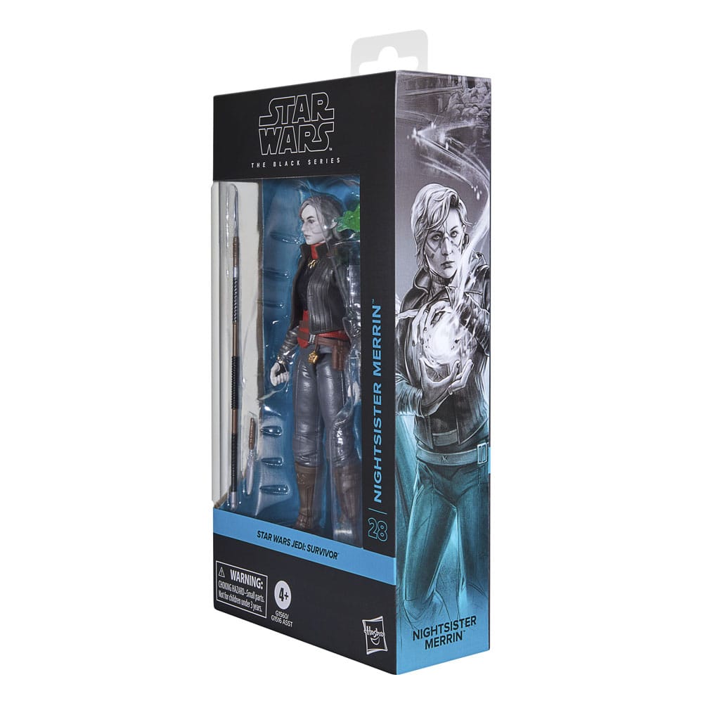🧪 LAB | SU ORDINAZIONE Star Wars Jedi: Survivor Black Series Action Figure Nightsister Merrin 15 cm