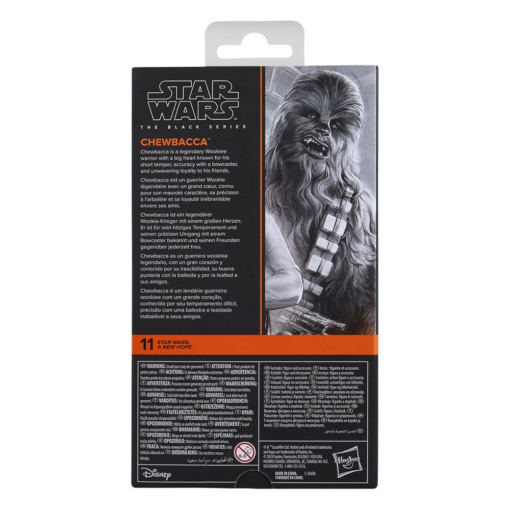 🧪 LAB | SU ORDINAZIONE Star Wars Episode IV Black Series Action Figure Chewbacca 15 cm