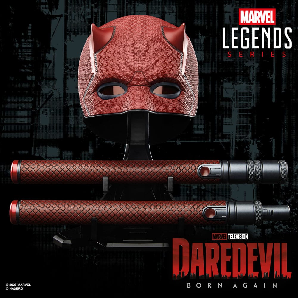 🧪 LAB | PREORDINE+ 12/2026 Daredevil: Born Again Premium Roleplay Mask and Billy Club