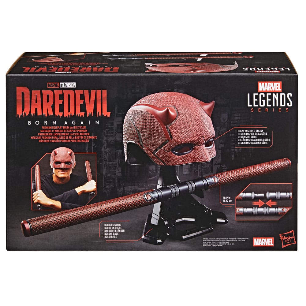 🧪 LAB | PREORDINE+ 12/2026 Daredevil: Born Again Premium Roleplay Mask and Billy Club