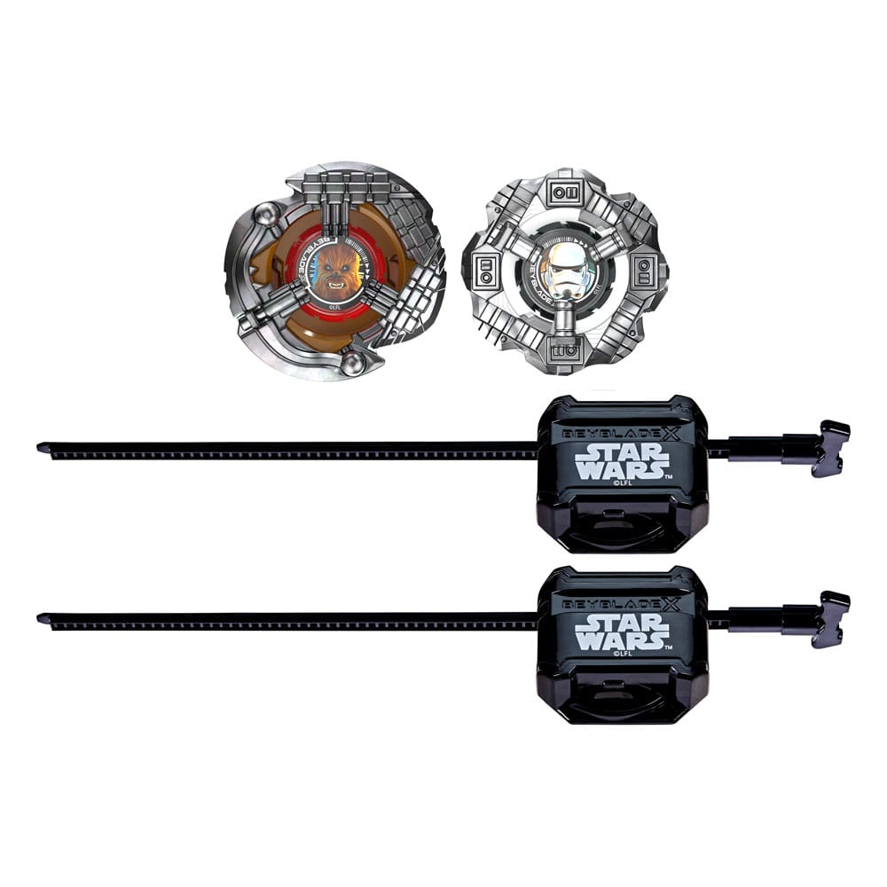 SU ORDINAZIONE Beyblade X and Star Wars Collab Chewbacca 4-80LF vs. Stormtrooper 5-70B